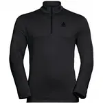 Odlo MID LAYER 1/2 ZIP BERRA Pánská mikina, černá, velikost
