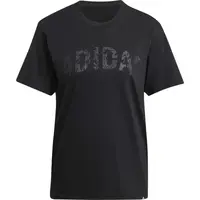 adidas CAMO TEE Dámské triko, černá, velikost