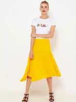 Dámská sukně CAMAIEU Yellow