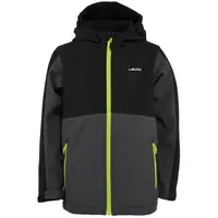 Lewro CHRISTO Dětská softshellová bunda, tmavě šedá, velikost 116-122