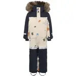 DIDRIKSONS WINTER OCEAN MULTI REFLEX Dětský overal, mix, velikost