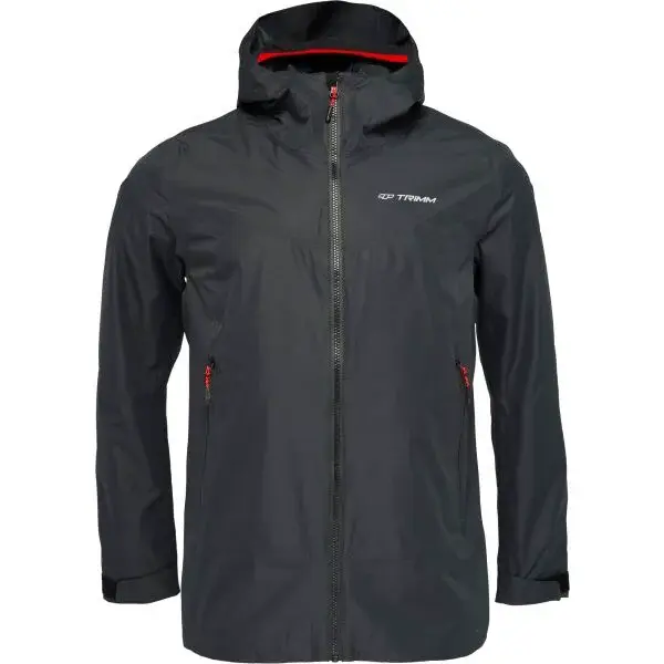 TRIMM FOXTER Pánská outdoorová bunda, černá, velikost XXXL