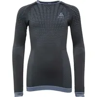 Odlo PERFORMANCE WARM Dětské funkční triko, tmavě šedá, velikost 116-128