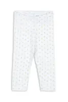 Dětské bavlněné legíny Fanga Fontana FIO PANTS OCS bílá barva, FA100055