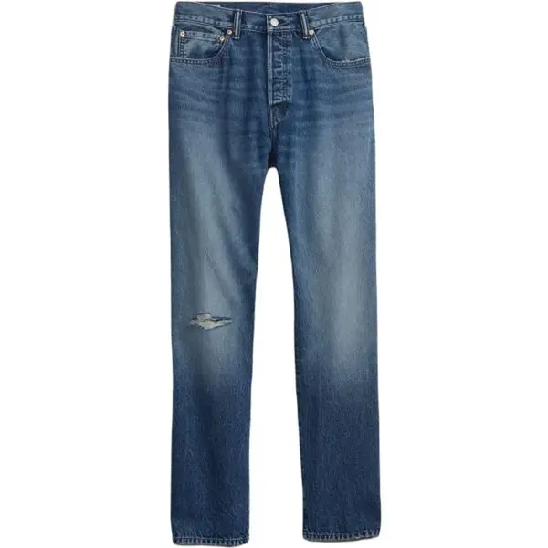 GAP ORIGINAL FIT DESTROY Pánské džíny, modrá, velikost