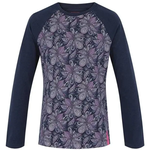 LOAP BINELLA Dívčí triko, tmavě modrá, velikost 122-128