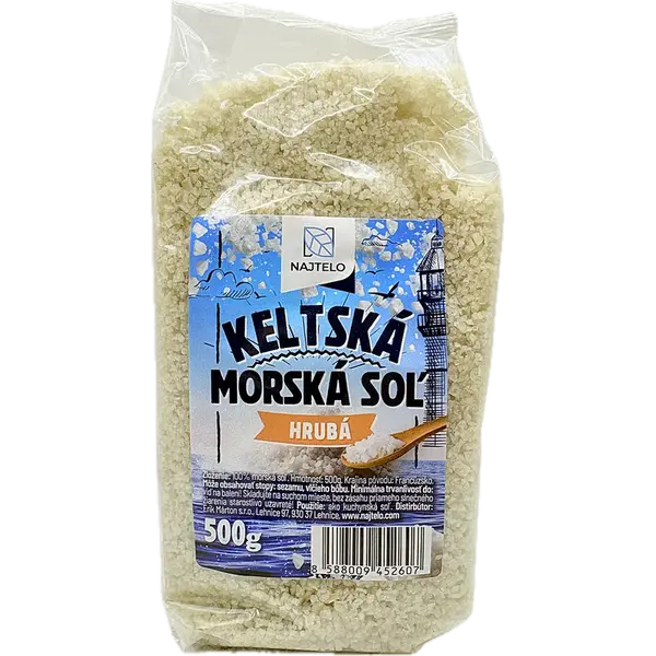NAJTELO Keltská sůl hrubá 500 g