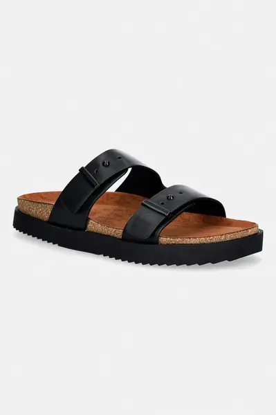 Tommy Hilfiger  pantofle pánské kožené HILFIGER CHAMBRAY BEACH SANDAL
