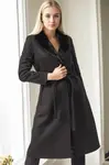 Z6671 DEWBERRY WOMEN'S COAT-BLACK-1