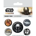Odznak smalt Mandalorian