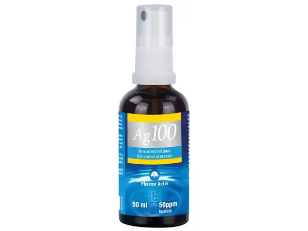 Pharma Activ Koloidné striebro v spreji Ag100 (50ppm) 50 ml