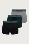 Levi's  boxerky pánske bavlnené s elastanom 3-pak