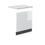 Vicco PŘEDNÍ PANEL R-Line Bílá vysoký lesk 60 cm , PD Mramor