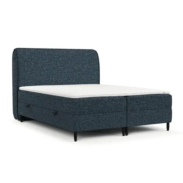 AltaBeds POSTEL BOXSPRING LUNARO 120/200 Námořnická modrá