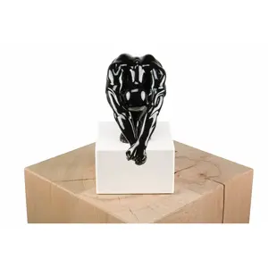 KUNSTLOFT DEKORATIVNÍ SOCHA ČERNÁ, 20/23 CM