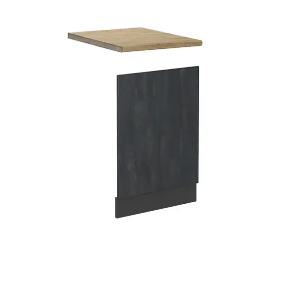 Vicco PŘEDNÍ PANEL R-Line Černý beton 45 cm PD Dub