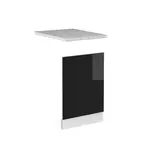 Vicco PŘEDNÍ PANEL R-Line Černý vysoký lesk 45 cm s pracovní deskou