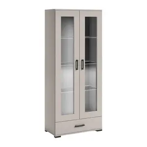 MASSENO VITRÍNA ALBANO 80/186/40 cm Kašmír
