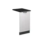Vicco ČELNÍ PANEL MYČKY Fame-Line Bílý venkovský dům 45 cm , PD Antracit