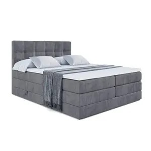 ALTDECOR POSTEL boxspring MARCE KING – 180x200 – H3/H4 – tmavě šedá