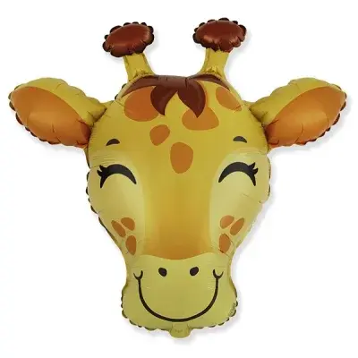 Balónek foliový hlava žirafy 60 cm