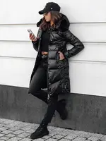 Dámská černá pikovaná bunda ULTRAWAY