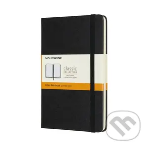 Moleskine - čierny zápisník (malý, linajkovaný)