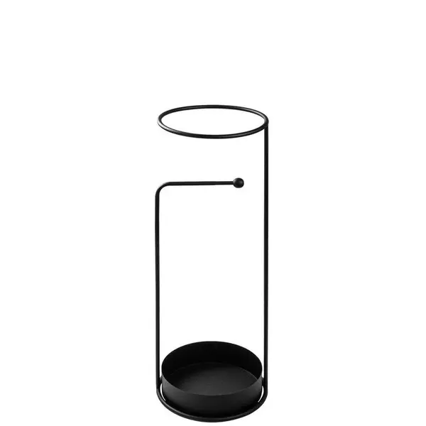 Calicosy ČERNÝ kovový stojan na deštníky, výška 60 cm