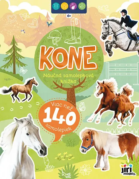 Náučná samolepková knižka 6+ Kone