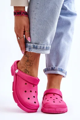 Boto Dámské gumové Crocs Fuchsie Rabios