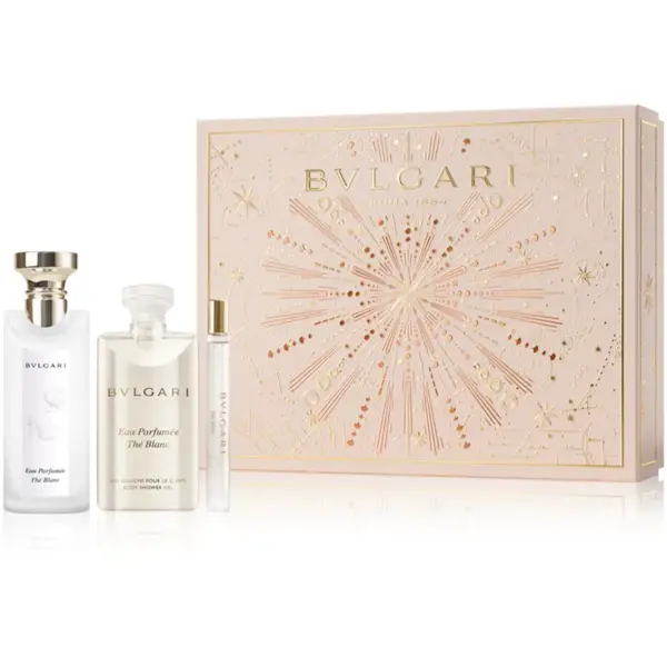 BVLGARI Eau Parfumée Au Thé Blanc dárková sada unisex