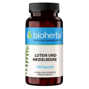 Luteín a čučoriedka – 100 kapsúl – Bioherba