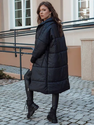 Płaszcz/kurtka damska oversize NADIA czarna Dstreet