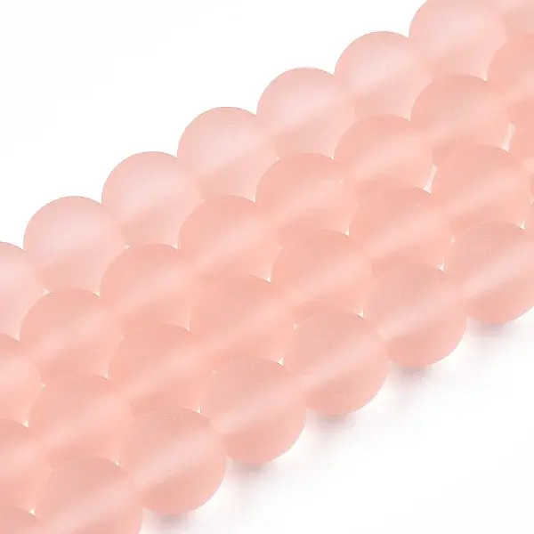 Transparent Glass Beads Strands