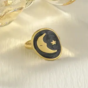 304 Stainless Steel Enamel Cuff Rings