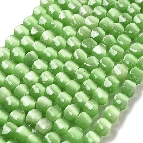 Glass Cat Eye Beads Strands