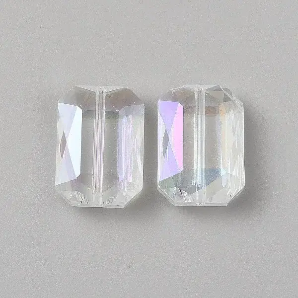 Electroplate Transparent Glass Beads