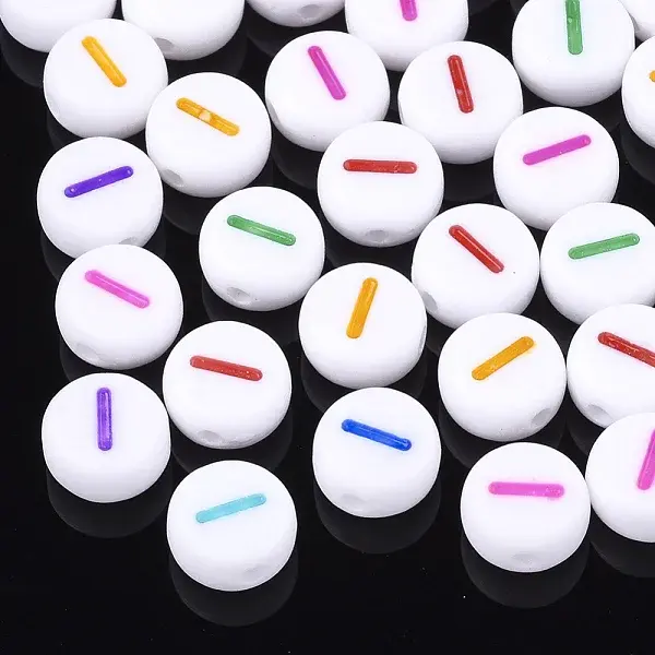 Initial Acrylic Beads