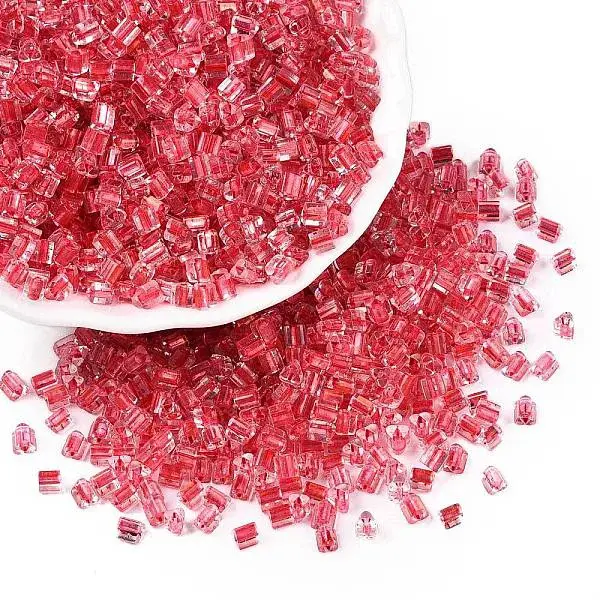 6/0 Transparent Inside Colours Glass Seed Beads