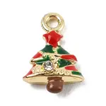 Christmas Alloy Enamel Pendants