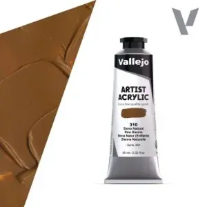 Akrylová barva Vallejo Artist 60ml – 310 Raw Sienna