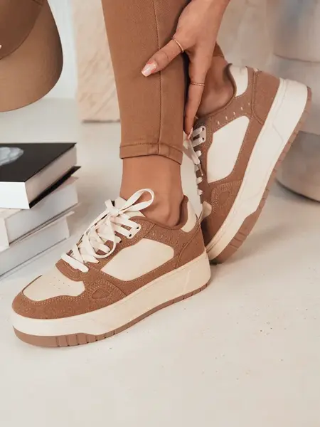 Dámské tenisky LETUR Barva tmavě béžová DSTREET