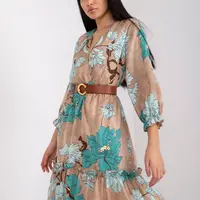 Dress-LC-SK-22K-3039.51P-dark beige