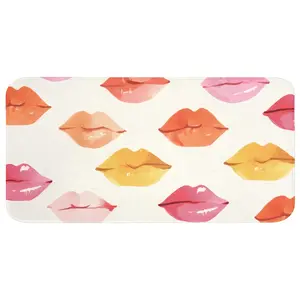 OnlyWow KOUPELNOVÁ PŘEDLOŽKA Rty - barevné - lesklé 120x60 cm