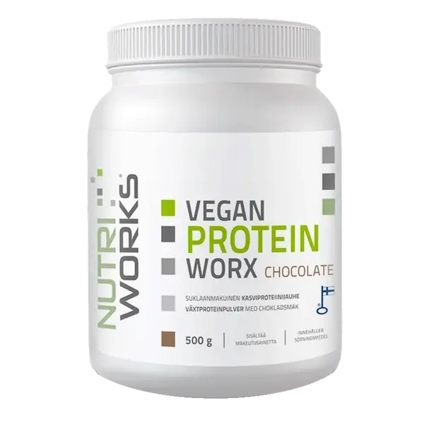 NutriWorks Vegan Protein Worx 700g - čokoláda