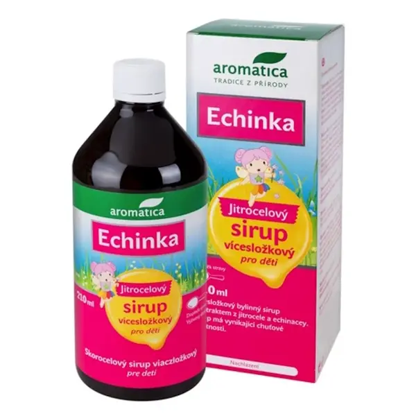 AROMATICA Echinka jitrocelový sirup s echinaceou pro děti 210 ml