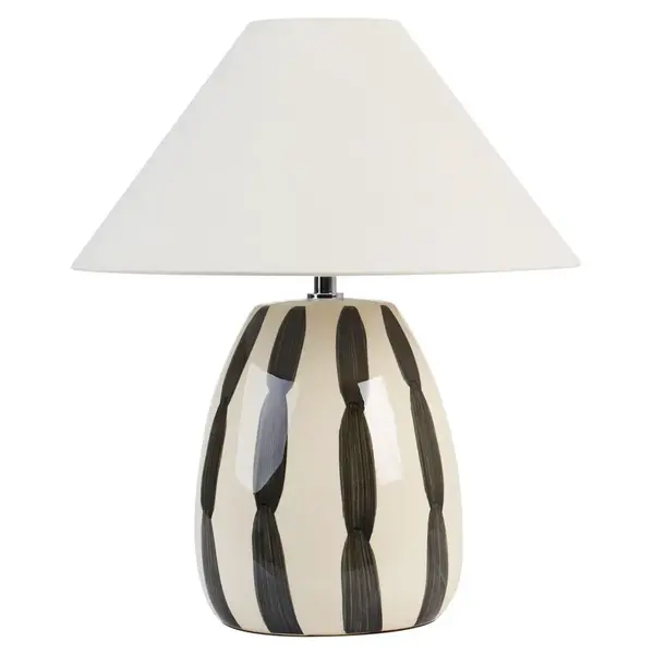 Beliani STOLNÍ LAMPA Béžová Luchetti