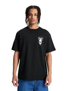 Dc shoes pánské tričko Dc Tiger Bite Hss Black | Černá | Velikost XL