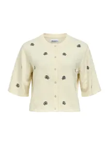 OBJECT Kardigán 'OBJTHESS'  krémová / čierna