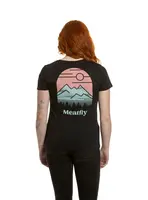 Meatfly dámské tričko Cordie Black | Černá | Velikost L | 100% bavlna